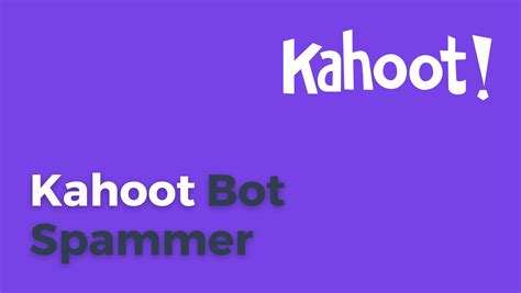 kahoot bots|kahoot bot spammer website.